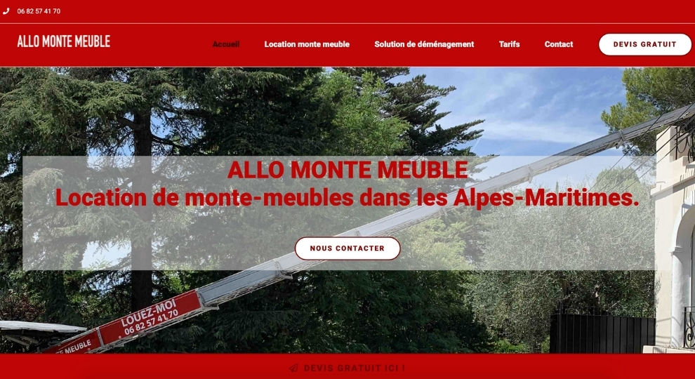 Réalisation d'un site internet à Alpes-Maritimes